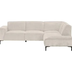 Hoekbanken-Leen Bakker Hoekbank Romy rechts - stof Egon - beige