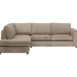 Leen Bakker Hoekbank Stuttgart links - taupe