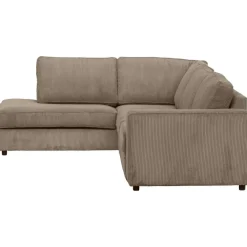 Leen Bakker Hoekbank Stuttgart links - taupe