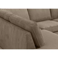 Leen Bakker Hoekbank Stuttgart links - taupe