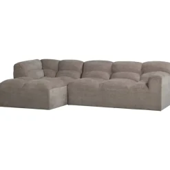 Leen Bakker Hoekbank Tibas links - stof Raven - beige