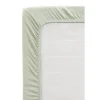 Hoeslakens-Leen Bakker Hoeslaken Jersey - licht groen - 90x200 cm