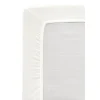 Leen Bakker Hoeslaken Jersey - off white - 80x200 cm