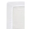 Leen Bakker Hoeslaken Jersey - wit - 160 x 200 cm