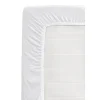 Leen Bakker Hoeslaken Jersey - wit - 160x200 cm