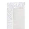 Leen Bakker Hoeslaken Katoen - wit - 160x200x22 cm