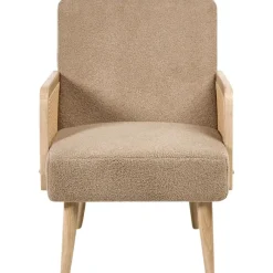 Leen Bakker HOJBY - Fauteuil - Zandbeige - Bouclé