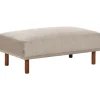 Leen Bakker HOLT - Ottomaan - Taupe - Polyester