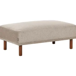 Leen Bakker HOLT - Ottomaan - Taupe - Polyester