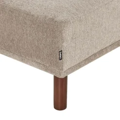 Leen Bakker HOLT - Ottomaan - Taupe - Polyester