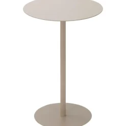 Bijzettafels-Home & Styling Bijzettafel Lugano - beige - D35x H53 cm - metaal