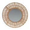 Home & Styling Spiegel - rond - naturel - 45cm - papier - wandspiegel