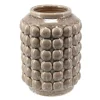 Home & Styling vaas - keramiek/beige - D15 x H20 cm