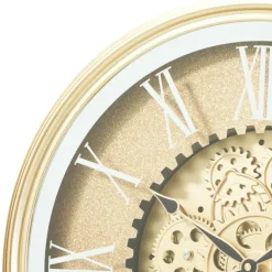Klokken-Home & Styling Wandklok/muur klok Lausanne - Dia 50 cm - goud