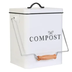 The Home Deco Factory Home deco factory afvalbakje voor aanrecht - 5L - groen - compost