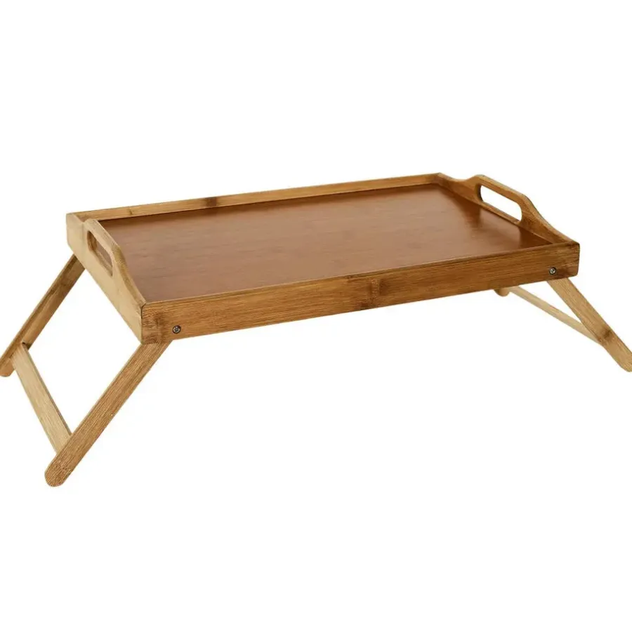Dienbladen-Merkloos Home Deco Factory bed tafeltje / dienblad op pootjes - 45 x 30 cm