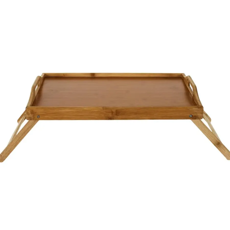 Dienbladen-Merkloos Home Deco Factory bed tafeltje / dienblad op pootjes - 45 x 30 cm