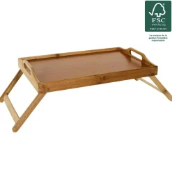 Dienbladen-Merkloos Home Deco Factory bed tafeltje / dienblad op pootjes - 45 x 30 cm