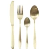 Besteksets-The Home Deco Factory Home Deco Factory Bestekset - 16 delig - goud - RVS - 4 personen