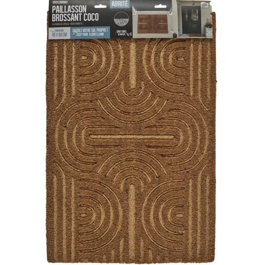 The Home Deco Factory Home deco factory Deurmat Organisch - rechthoek - 40 x 60 cm