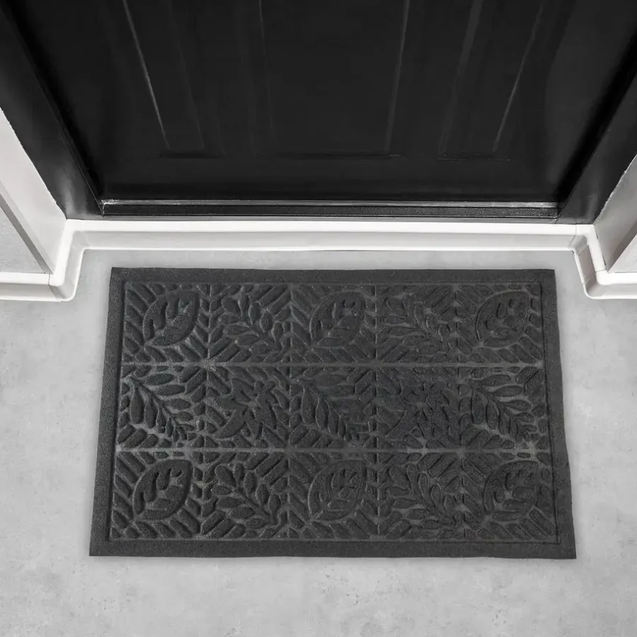 The Home Deco Factory Home deco factory Deurmat - anti slip - zwart - 40 x 60 cm