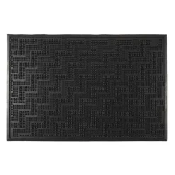 The Home Deco Factory Home deco factory Deurmat - anti slip - zwart - 40 x 60 cm
