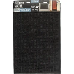 The Home Deco Factory Home deco factory Deurmat - anti slip - zwart - 40 x 60 cm