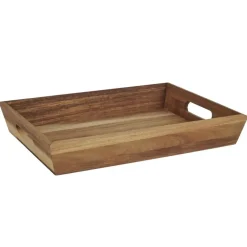 Dienbladen-The Home Deco Factory Home Deco Factory dienblad van Acacia - 32 x 23 x 5 cm - bruin