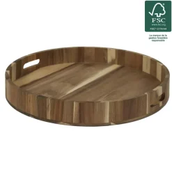 The Home Deco Factory Home Deco Factory dienblad van Acacia - 40 x 5 cm - bruin