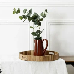 The Home Deco Factory Home Deco Factory dienblad van Acacia - 40 x 5 cm - bruin