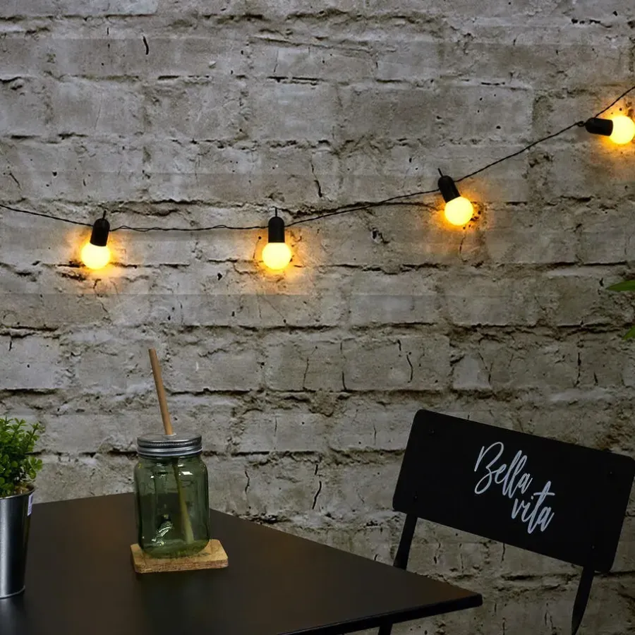 Buitenverlichting-The Home Deco Factory Home Deco Factory feestverlichting - 20 LED - warm wit - 1070 cm