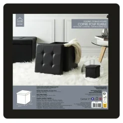 The Home Deco Factory Home Deco Factory Hocker/poef Essestiel - opvouwbaar - 76 x 37 cm