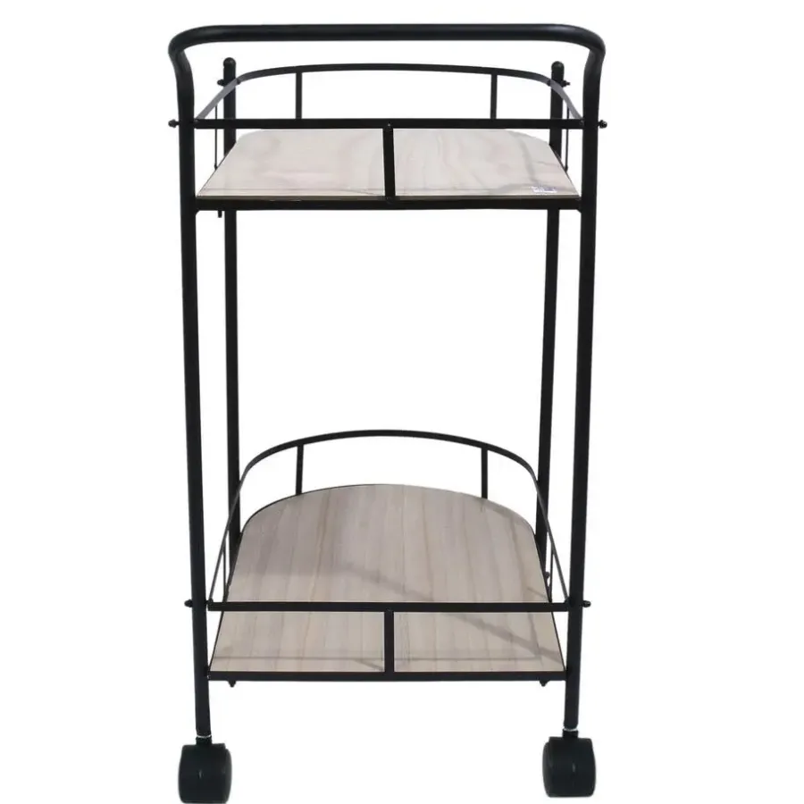 The Home Deco Factory Home Deco Factory Keukentrolley Bistro - metaal/hout - 68x39x80 cm