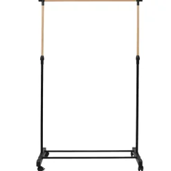 Leen Bakker Home Deco Factory kledingrek - verstelbaar - zwart - 160 cm