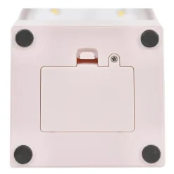 Tafellampen-The Home Deco Factory Home deco factory LED tafellamp- kunststof - roze - touch - 26 cm