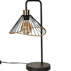 The Home Deco Factory Home deco factory LED Tafellamp Loft - zwart - 30 x 47 x 25 cm