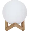 Bureaulampen|Bureaulampen-The Home Deco Factory Home Deco Factory Maanlamp - met houder - 3D - touch - oplaadbaar