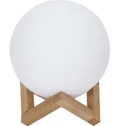 Bureaulampen|Bureaulampen-The Home Deco Factory Home Deco Factory Maanlamp - met houder - 3D - touch - oplaadbaar