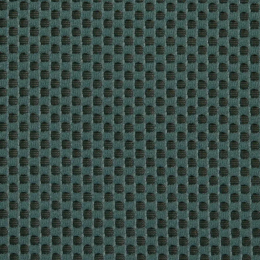 The Home Deco Factory Home Deco Factory Poef/krukje - boucle - petrol - D37 x H44 cm