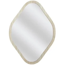 Leen Bakker Home Deco Factory Spiegel - hout - 44 x 60 cm - wandspiegel