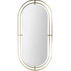 Spiegels-The Home Deco Factory Home Deco Factory Spiegel Marbella - ovaal - goud - L90 x B43 cm