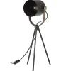 The Home Deco Factory Home deco factory tafellamp industrieel - zwart - H46 cm