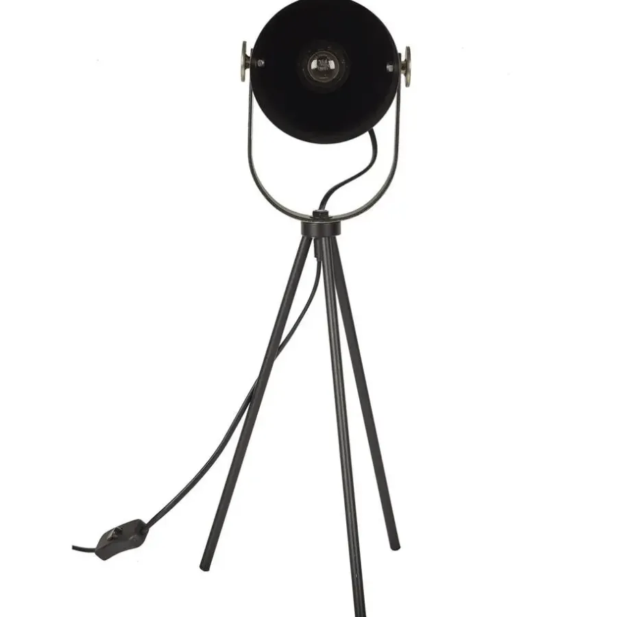 The Home Deco Factory Home deco factory tafellamp industrieel - zwart - H46 cm