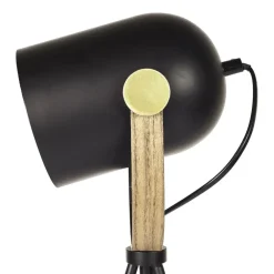 The Home Deco Factory Home deco factory tafellamp industrieel - zwart - H46 cm