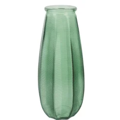 Vazen-The Home Deco Factory Home deco factory vaas Capella - boeket - glas - groen- H28 cm