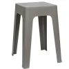 Krukjes-The Home Deco Factory Home Deco Factory zit krukje/stoel - grijs - D34 x H47 cm
