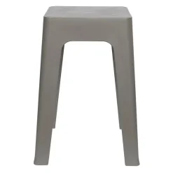 Krukjes-The Home Deco Factory Home Deco Factory zit krukje/stoel - grijs - D34 x H47 cm