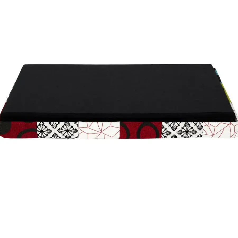 The Home Deco Factory Home Deco Poef Multi color Tile - opbergbox - 76 x 38 cm