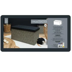 Poefen-The Home Deco Factory Home Deco Poefje - opbergbox - donkerbruin/zwart - 76 x 38 cm