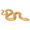 Beelden-Atmosphera Home decoratie dieren/slangen beeldje Boa - goud - 36 x 18 cm